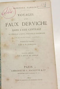 Voyages d'un faux derviche dans l'Asie Centrale
