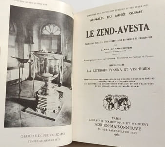 Le Zend-Avesta - TOME I et II - Annales du musée Guimet -