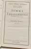 Summa Theologiae Cura Fratrum eiusdem Ordinis: I. Prima Pars; II. Prima Secundae; III. Secunda Secundae; IV. Tertia Pars; V. Supplementum. Indices. ...