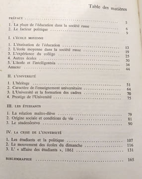 Éducation et société en Russie. Alain Besançon