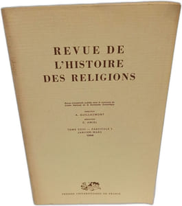 Revue de l'histoire des religions Tome CCIII -Fascicule 1à 4