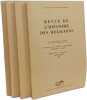 Revue de l'histoire des religions Tome CXCVIII- Fascicule 1 &agrave; 4. H.-C. Puech  A. Guillaumont
