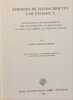 &Auml;thiopische Handschriften vom T&auml;nasee 1-2-3-4-5-6 ---- verzeichnis der orientalischen handschriften in Deutschland BAND XX. Ernst Hammerschmidt