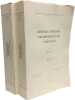 Histoire litt&eacute;raire des b&eacute;n&eacute;dictins de Saint-Maur - TOME II (1656-1683 &eacute;d. 2008) + TOME III (1683-1723 &eacute;d. 2010). Philippe Lauer