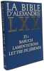 LA BIBLE D'ALEXANDRIE 25 BARUCH LAMENTATIONS LETTRE DE JEREMIE: Baruch Lamentations Lettre de J&eacute;r&eacute;mie. Assan-Dh&ocirc;te Isabelle  Moatti-Fine Jacqueline