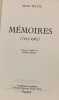 M&eacute;moires (1915-1965). Alan Watts