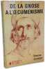 De la gnose a l'oecumenisme. Couvert Etienne