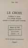 Le Choix. Jean Noli