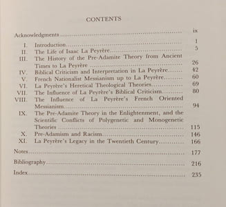 Isaac La Peyrère (1596-1676): His Life Work and Influence (Brill's Studies in Intellectual History)