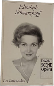 Les Introuvables :Elisabeth Schwarzkopf- hors série aout 1983