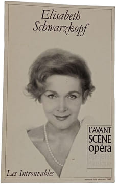Les Introuvables :Elisabeth Schwarzkopf- hors série aout 1983. Elisabeth Schwarzkopf