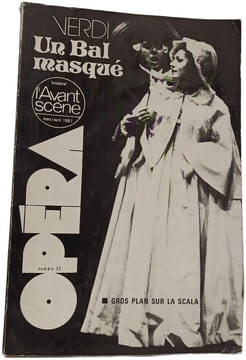 Un Bal Masqué - L'Avant Scène Opéra N° 32. 1981. Verdi