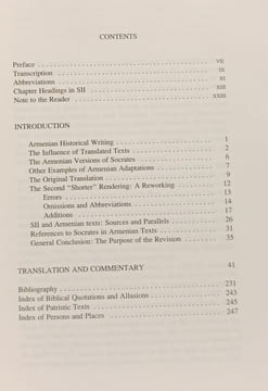 The Armenian Adaption of the Ecclesiastical History of Socrates Scholasticus: Commonly Known As "the Shorter Socrates: Translation of the Armenian ... ...