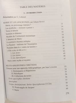 Marie dans les récits apocryphes chrétiens. Longère Jean