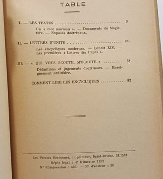 Une source doctrinale les encycliques : Essai sur l'autorité de leur enseignement (Cum Petro in Christo). Paul Nau
