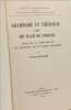 Grammaire et th&eacute;ologie chez Ibn Hazm de Cordoue - &eacute;tudes muslumanes III. Roger Arnaldez