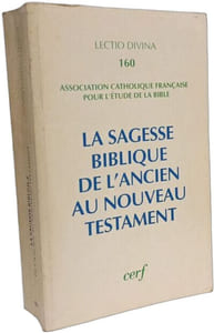 LA SAGESSE BIBLIQUE DE L'ANCIEN AU NOUVEAU TESTAMENT: De l'Ancien au Nouveau Testament Actes du XVe congrès de l'ACFEB (Paris 1993)