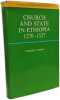Church and State in Ethiopia 1270-1527 (Study in African Affairs). Taddesse Tamrat