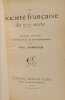 La Soci&eacute;t&eacute; fran&ccedil;aise du XVIIe si&egrave;cle. Paul Bonnefon