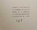 Les Restaurants dans la Com&eacute;die Humaine - exemplaire num&eacute;rot&eacute; 169. Patrice Boussel