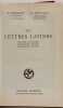 Les Lettres Latines. Morisset  Thevenot