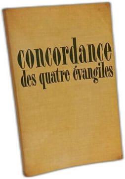 Concordance des quatre évangiles. Claire Bompois