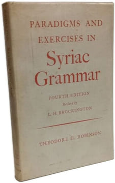 Paradigms and Exercises in Syriac Grammar -- 4th edition. Theodore H. Robinson