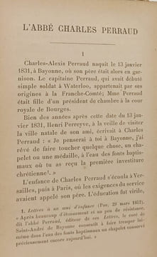L'abbé Charles Perraud. Augustin Largent