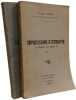 Impressions d'&Eacute;thiopie (L'Abyssinie sous M&eacute;n&eacute;lik II) - TOME I et II --- (1921-1922). Docteur Merab