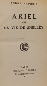 Ariel ou la vie de Shelley