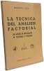 Tecnica del analisis factorial un metodo de investigacion en psicologia y pedagogia. Mariano Yela