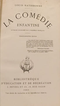 La Comédie enfantine. Louis Ratisbonne