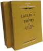 Latran V et Trente (1975) + Trente (1981) --- Histoire des conciles oecum&eacute;niques 10 et 11. O. de La Brosse  J. Leclerc  H. Holstein  Ch. Lefebvre