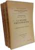 La r&eacute;forme gr&eacute;gorienne - T.1: La formation des id&eacute;es gr&eacute;goriennes + T.2: Gr&eacute;goire VII + T.3: L'opposition antigr&eacute;gorienne. Augustin Fliche