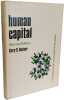 Human capital: A theoretical and empirical analysis with special reference to education (Human behavior and social institutions). Simon Herbert A