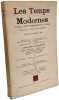 Les Temps Modernes - 12e ann&eacute;e revue mensuelle n&deg;127-128 ---- septembre/octobre 1956. Jean-Paul Sartre