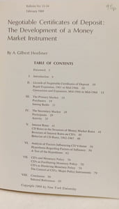 Negotiable Certificates of Deposit: The Development of a Money Market Instrument - The bulletin n°53-54 february 1969