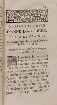 Recueil des oraisons funèbres prononcées. Jules Mascaron