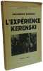 L'Exp&eacute;rience Kerenski. Alexandre Kerenski