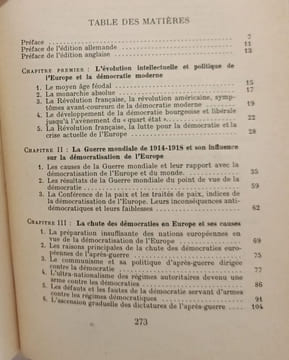 La démocratie aujourd'hui et demain. Edouard Benes