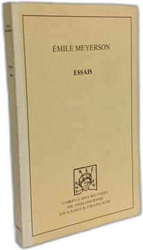 Essais. Meyerson Emile