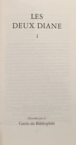 Les Deux Diane Tome I