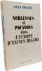 Noblesses et pouvoirs dans l'Europe d'Ancien R&eacute;gime. Jean Meyer