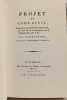 Projet de Code Civil. Cambac&egrave;r&eacute;s Jean J