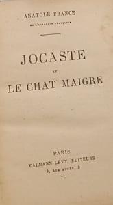 Jocaste et le chat maigre