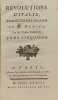 R&eacute;volution d'Italie traduites de l'italien Tome V. M. Denina  Par M. l'Abb&eacute; Jardin