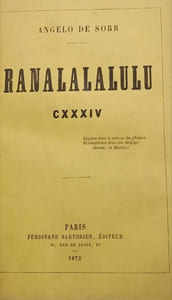Ranalalalulu CXXXIV