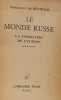 Le Monde Russe : La Formation de l'Europe Tome 6. Gonzague de Reynold