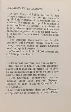 La bataille d'El-Alamein. E. Krieg