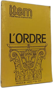 Item: Revue d'opinion libre